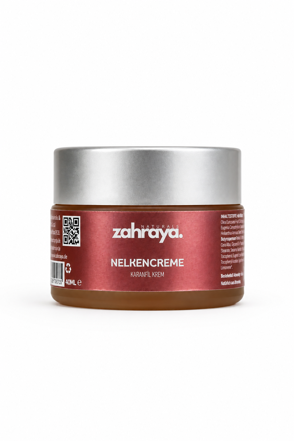 Nelkencreme – wohltuende Pflege bei Erkältung mit Nelken-, Eukalyptus- & Pfefferminzöl